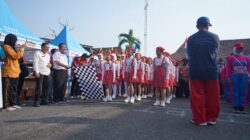 Semarakan HUT RI Ke-81, Pelajar OKI Unjuk Kekompakan Lewat Gerak Jalan Indah