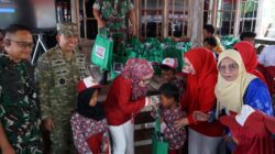 Dandim 0402/OKI Dampingi Danrem 044/Gapo Launching 2.500 Titik Jembatan Garuda dan 3.000 Titik Air Bersih