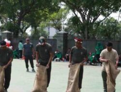 Rayakan Kemerdekaan dan Hari Jadi Bekasi, Dandim 0509 Ajak Prajurit Adu Kekompakan
