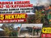 Babinsa Koramil 402-10/Kayuagung Bersama Damkar Padamkan Kebakaran Lahan Seluas 35 Hektare di Desa Cahya Bumi