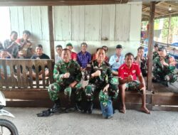 Tim Mabes TNI Gelar Anjangsana dan Penyuluhan Karhutla di Desa Cinta Jaya