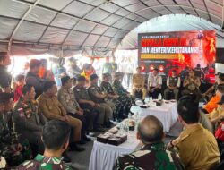 Penanganan karhutla di perkuat, Kapolres OKI hadiri kunjungan kepala BNPB dan Menteri kehutanan