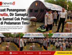 Perkuat Penanganan Karhutla, Dir Samapta Polda Sumsel Cek Posko BKO di Pedamaran Timur