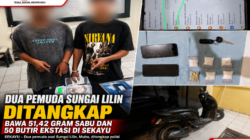Dua Pemuda Sungai Lilin Ditangkap Bawa 51,42 Gram Sabu dan 50 Butir Ekstasi di Sekayu
