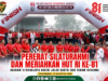 Pererat Silaturahmi dan Meriahkan HUT RI ke-81, Kasdam II/Sriwijaya Hadiri Jalan Santai dan Senam Bersama
