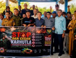 Tim Mabes TNI Kembali Gelar Penyuluhan Karhutla, Sasar Masyarakat di Sejumlah Desa di Kabupaten OKI