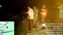 Cegah Karhutla Meluas, Babinsa dan Tim Gabungan Jibaku Padamkan Api di Ibul Besar I