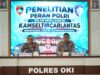 Polres OKI Jadi Lokasi Penelitian Puslitbang Polri, Kamseltibcarlantas Berbasis Teknologi Dikaji