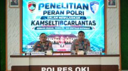 Polres OKI Jadi Lokasi Penelitian Puslitbang Polri, Kamseltibcarlantas Berbasis Teknologi Dikaji