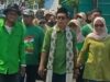 Kampanye Akbar Desa Karang Haur, Juhendi Sulaeman Harum Dengan Masyarakat Dikawal Ribuan Simpatisan