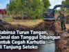Babinsa Turun Tangan, Kanal dan Tanggul Dibangun untuk Cegah Karhutla di Tanjung Seteko