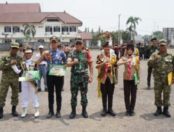 Semarak HUT TNI ke-81, Kodim 0402/OKI Gelar Lomba PBB di GOR Biduk Kajang