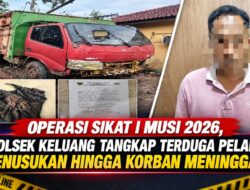 Operasi Sikat I Musi 2026, Polsek Keluang Tangkap Terduga Pelaku Penusukan hingga Korban Meninggal