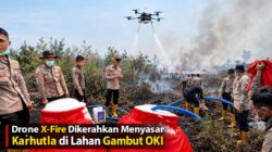 Drone X-Fire dikerahkan menyasar karhutla di lahan Gambut OKI
