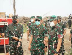 Pangdam II/Sriwijaya Berikan Pengarahan dan Pengendalian Karhutla kepada Camat dan Kepala Desa se-Kabupaten OKI