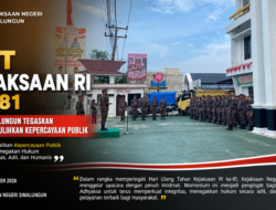 HUT Kejaksaan RI ke-81, Kejari Simalungun Tegaskan Komitmen Pulihkan Kepercayaan Publik