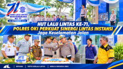 HUT Lalu Lintas ke-71, Polres OKI Perkuat Sinergi Lintas Instansi Jaga Keselamatan Jalan