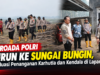 Karoada Polri Turun ke Sungai Bungin, Evaluasi Penanganan Karhutla dan Kendala di Lapangan