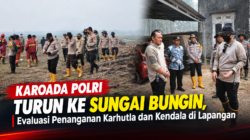 Karoada Polri Turun ke Sungai Bungin, Evaluasi Penanganan Karhutla dan Kendala di Lapangan