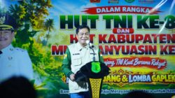 Rawat Budaya, Perkuat Persaudaraan: Senjang dan Gaplek Meriahkan HUT TNI-Muba