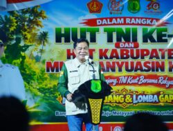 Rawat Budaya, Perkuat Persaudaraan: Senjang dan Gaplek Meriahkan HUT TNI-Muba