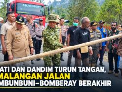 Bupati dan Dandim Turun Tangan, Pemalangan Jalan Mambunbuni–Bomberay Berakhir