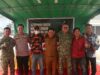 Pererat Silaturahmi dengan Masyarakat Cengal, Dandim 0402/OKI Resmikan Peletakan Batu Pertama Posramil dan Terima Penyerahan 8 Pucuk Senpira