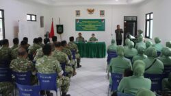 Perkuat Soliditas Prajurit, Dandim 0509 Bekasi Kunjungi Koramil 14/Cikarang Barat