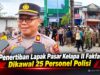 Penertiban Lapak Pasar Kelapa II Fakfak Dikawal 25 Personel Polisi