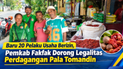 Baru 20 Pelaku Usaha Berizin, Pemkab Fakfak Dorong Legalitas Perdagangan Pala Tomandin