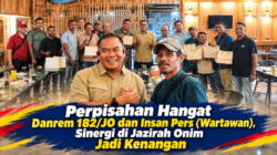 Perpisahan Hangat Dandrem 182/JO dan Insan Pers (Wartawan Fakfak), Kenangan di Jazirah Onim Jadi Kenangan