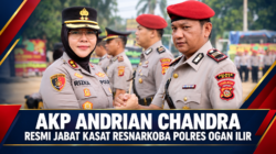 AKP Andrian Chandra Resmi Jabat Kasat Resnarkoba Polres Ogan Ilir