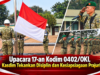 Upacara 17-an Kodim 0402/OKI, Kasdim Tekankan Disiplin dan Kesiapsiagaan Prajurit