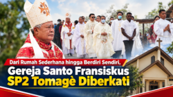 Dari Rumah Sederhana hingga Berdiri Sendiri, Gereja Santo Fransiskus SP2 Tomagè Diberkati