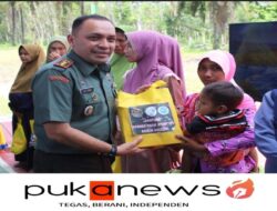 Dandim 0402/OKI Mengikuti Kegiatan Lounching Manunggal Air Bersih Secara Virtual