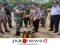 Bersama Forkopimda +, Wabup Yudha Saksikan Latbakjatrat