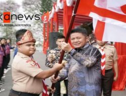 HD Lepas Peserta Raimuna dan Tim Kesenian Sumsel di Griya Agung Palembang