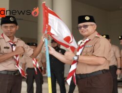 Sekda Ogan Ilir Lepas Kontingen Cabang Ogan Ilir Raimuna Nasional ke-XII Tahun 2023 di Bumi Perkemahan Pramuka Cibubur Jakarta Timur