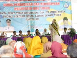 Buka Acara Final Lomba Cepat Tepat MIPA Mania Tingkat SD, dr. Sheila Bangga dan Apresiasi