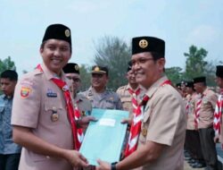 Bupati Ogan Ilir Pimpin Upacara HUT Pramuka ke 62 Tingkat Kwartir Cabang Gerakan Pramuka Ogan Ilir