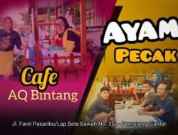 Menggemparkan” Ayam Pecak ” Cafe AQ Bintang Jalan Farel Pasaribu Siantar di Serbu Masyarakat