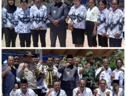 Camat Boking, Elam Metkono, SH Hadiri Upacara Hari Ulang Tahun Persatuan Guru Republik Indonesia (PGRI) ke- 78