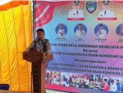 Berikan Apresiasi, Bupati Enos Hadiri Kegiatan Bakti Sosial UMKM Sriwijaya Indonesia di Cempaka