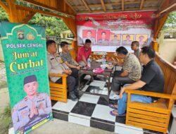Polsek Cengal Polres OKI Gencar Melaksanakan Rutinitas Jum’at Curhat Guna Menyerap Aspirasi Masyarakat
