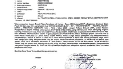 Diduga adanya Pemalsuan Tanda Tangan Administrasi Proyek Desa di Kecamatan Rengat Barat