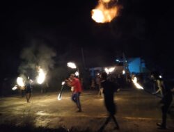 Atraksi Abit Obor dan Takbir Keliling Memukau Masarakat