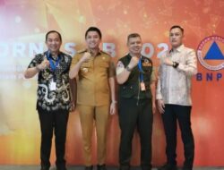 Bupati Panca Hadiri Rakornas Penanggulangan Bencana Tahun 2024