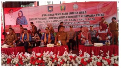 Evaluasi Penilaian Lomba Desa Tingkat Provinsi di Desa Bumi Daya Lampung Selatan