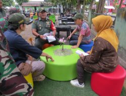 Mengurangi Sampah, Kodim 0402/OKI Menggelar Lomba Kreasi Meja Kursi Dari Barang Bekas