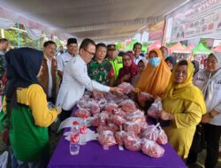 Pengendalian Inflasi Jelang Idul Adha, Pj Bupati Banyuasin Gelar Pasar Murah